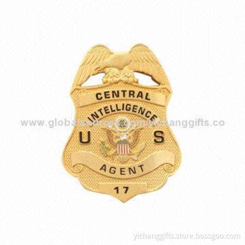 Custom Police Badges, Soft Enamel Color, 3D Design, Factory Supply with Low Price, Customized Design